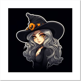 Happy halloween witch Posters and Art